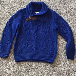 Janie and Jack Blue Sweater sz 4